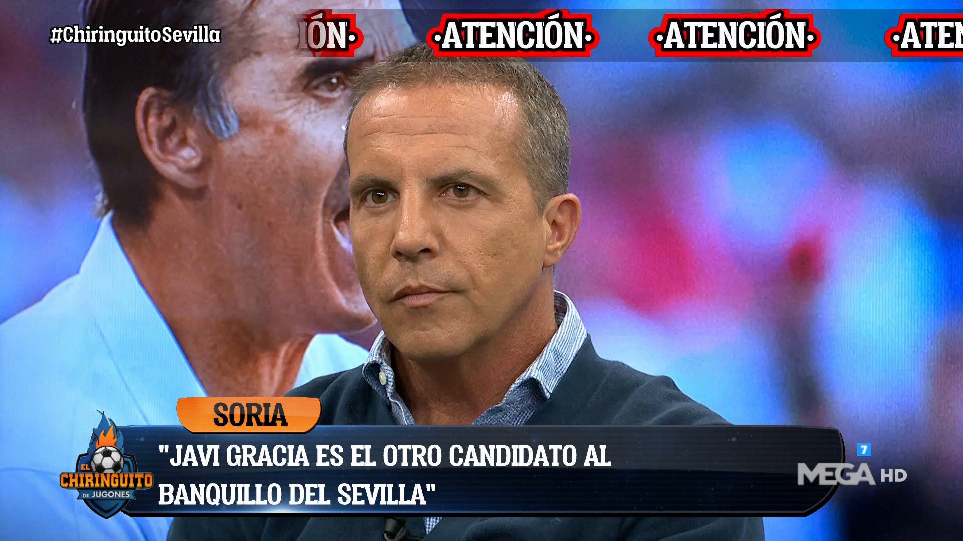 Cristóbal Soria durante el programa de ayer