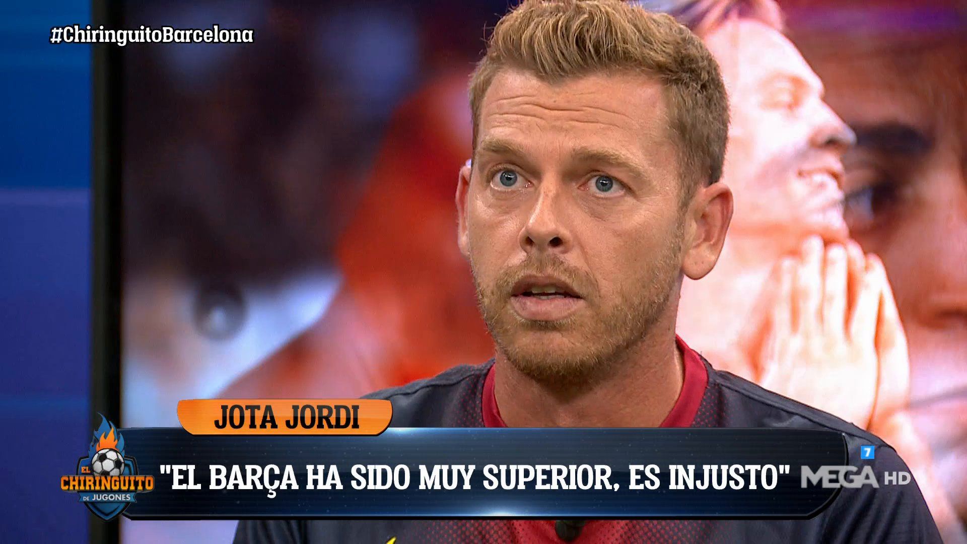 Jota Jordi durante un programa de 'El Chiringuito'