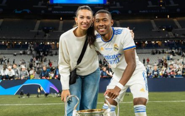 David Alaba y Shalimar Heppner