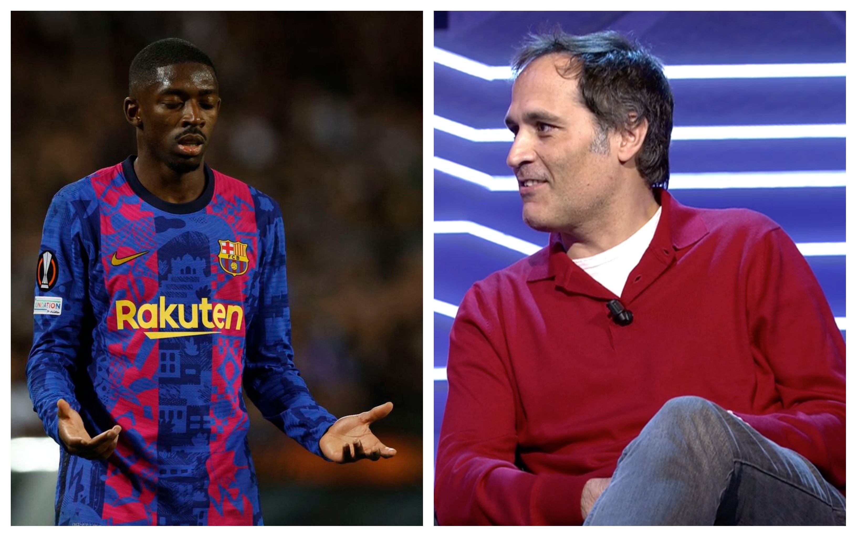 Dembélé y David Sánchez