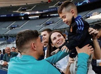 Benicio, Mina y Fede Valverde