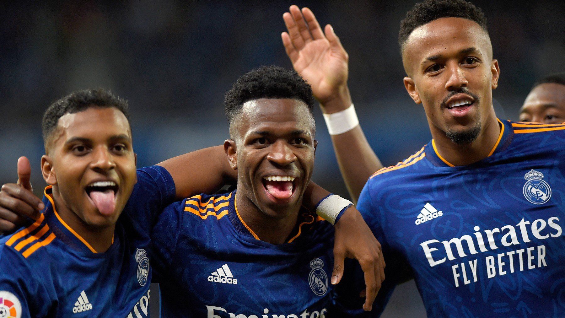 Militao, Rodrygo y Vinicius 