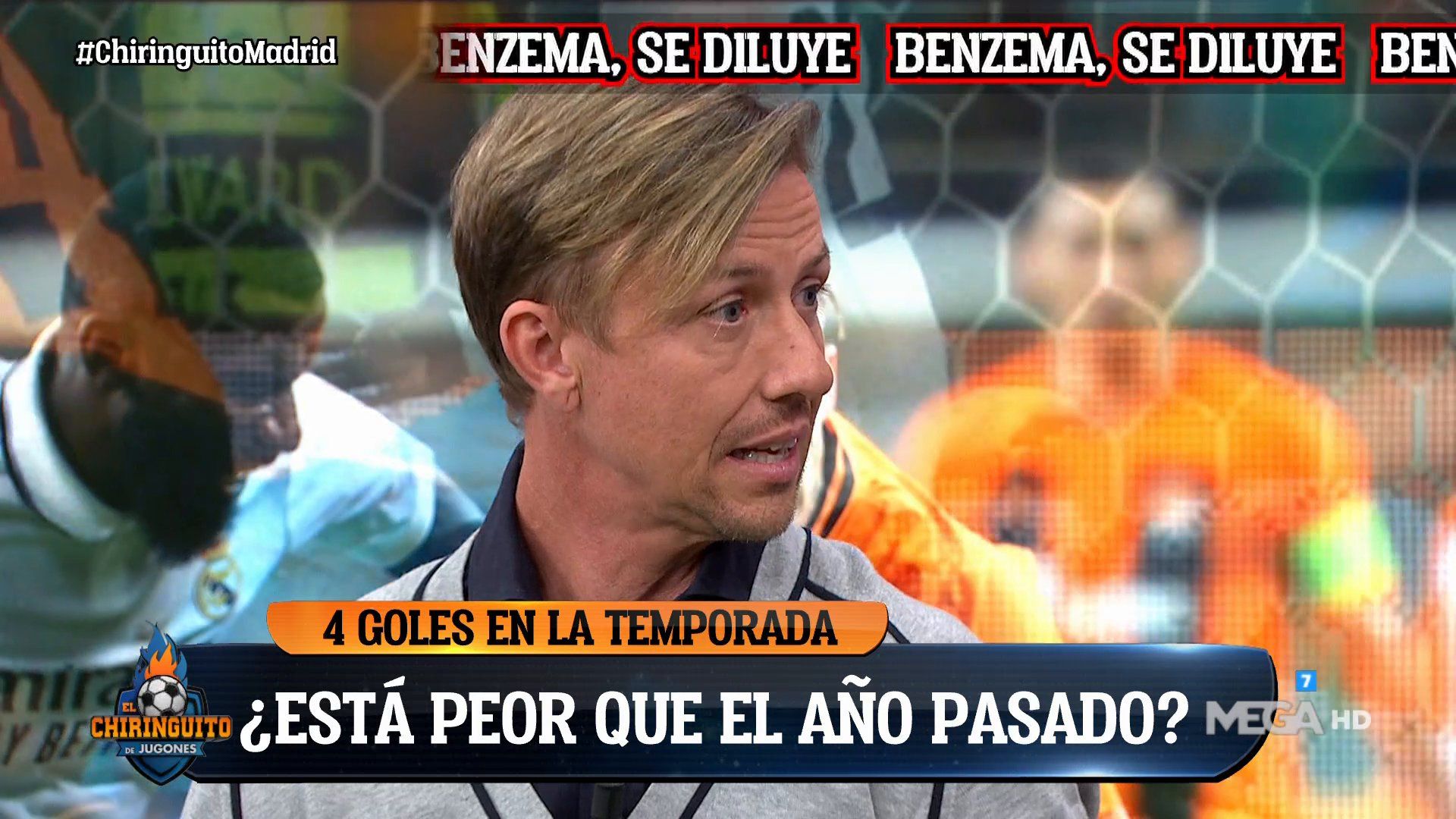 Guti durante el programa de ayer de 'El Chiringuito'