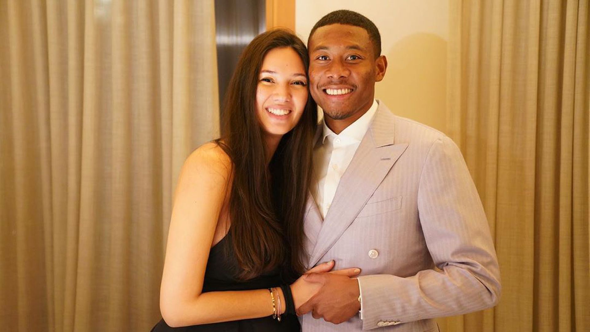 David Alaba y Shalimar Heppner han formado una familia preciosa