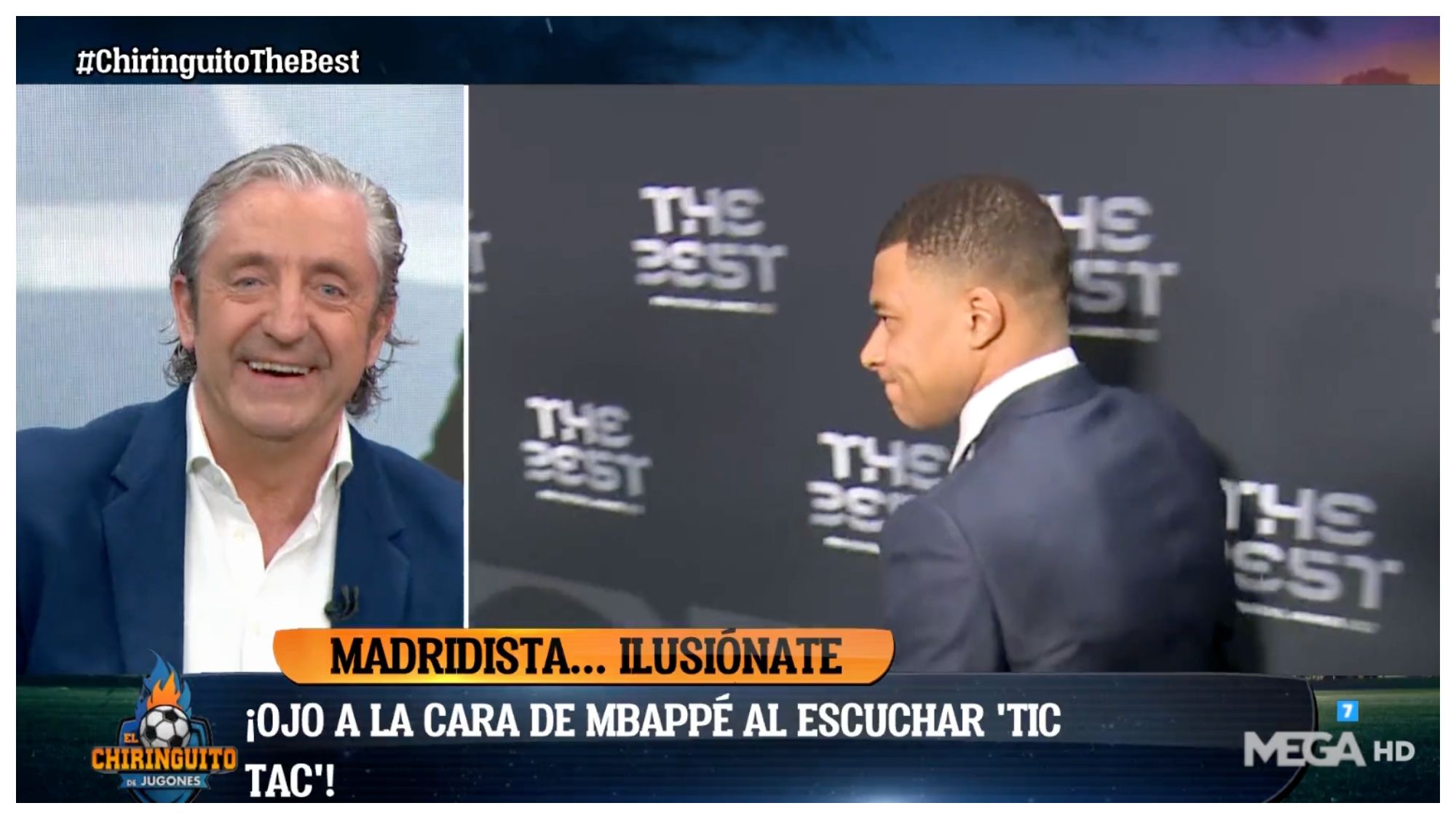 Kylian Mbappé y Josep Pedrerol