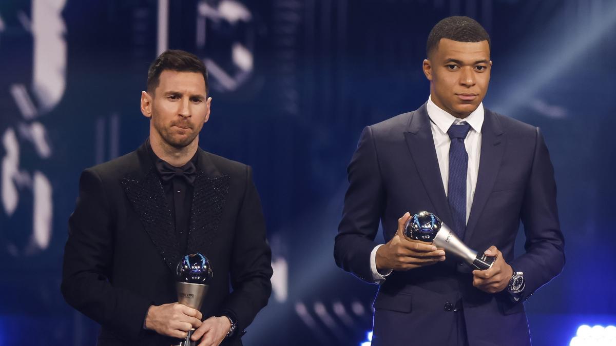 Messi y Mbappé protagonizaron una escena viral en los premios "The Best"