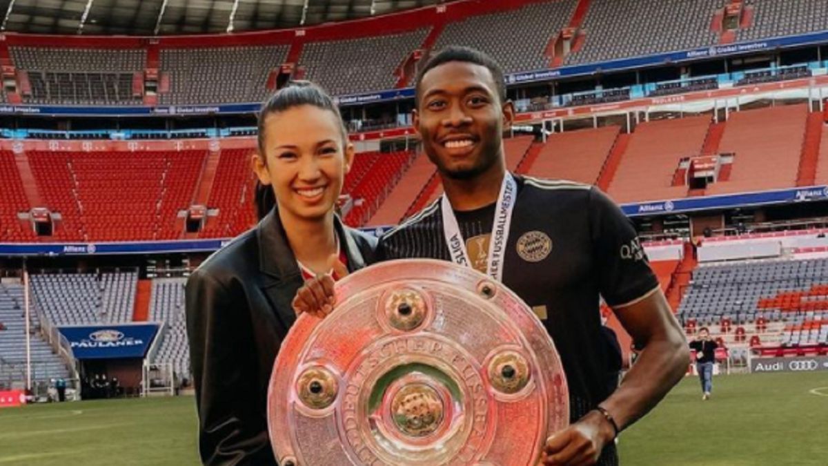 David Alaba y Shalimar Heppner