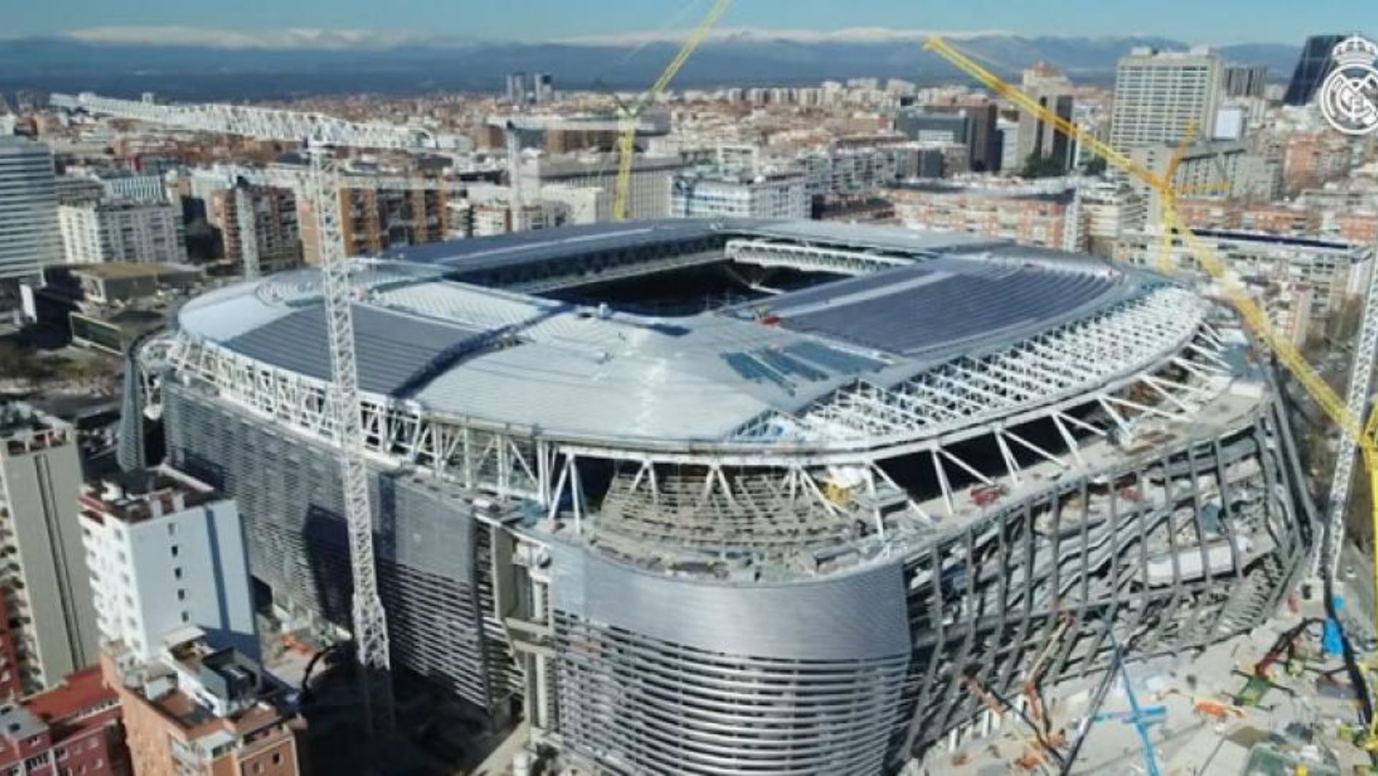 El Bernabéu se prepara para el gran evento de la Fórmula 1