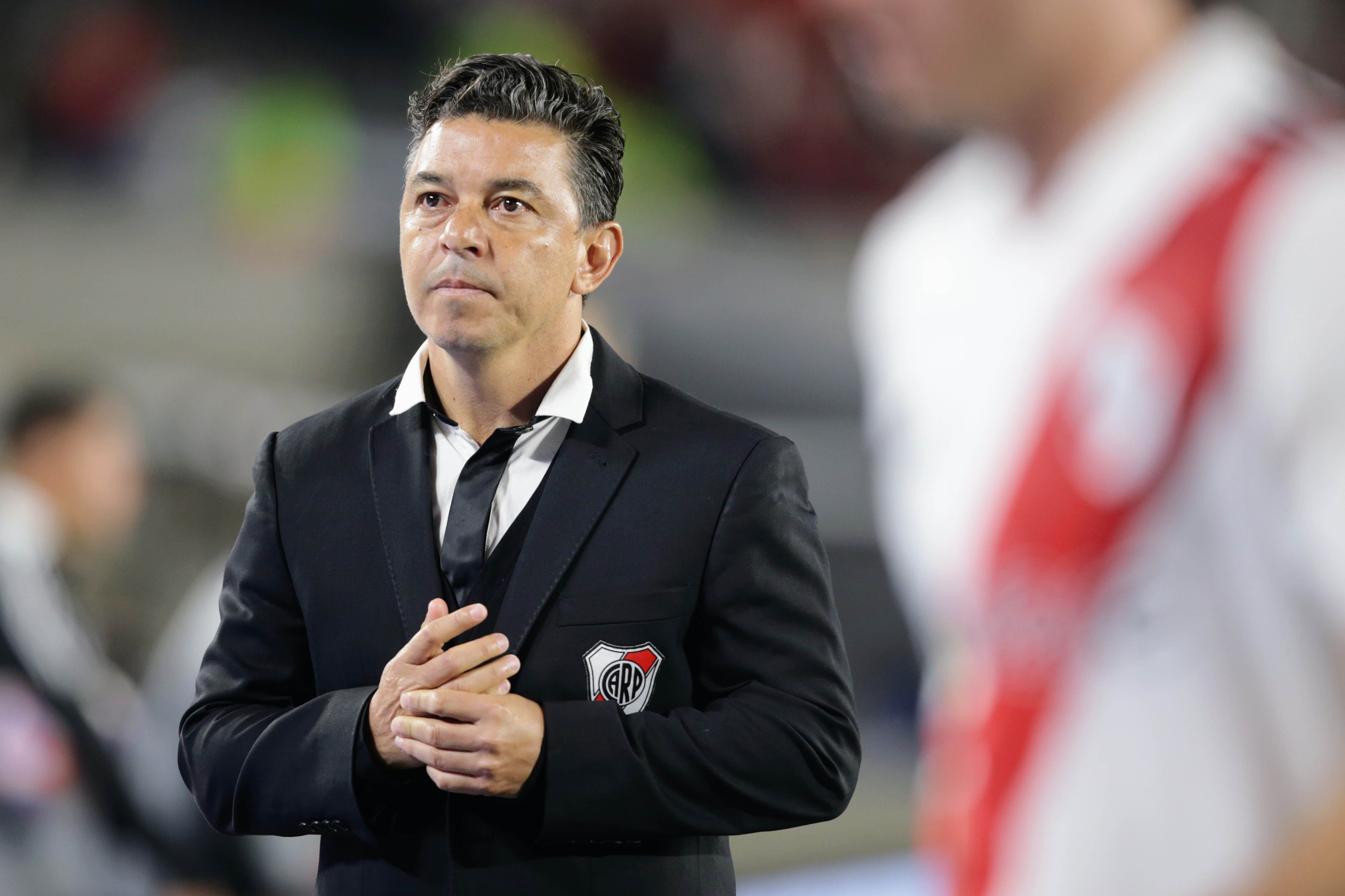 Marcelo Gallardo en su despedida de River Plate