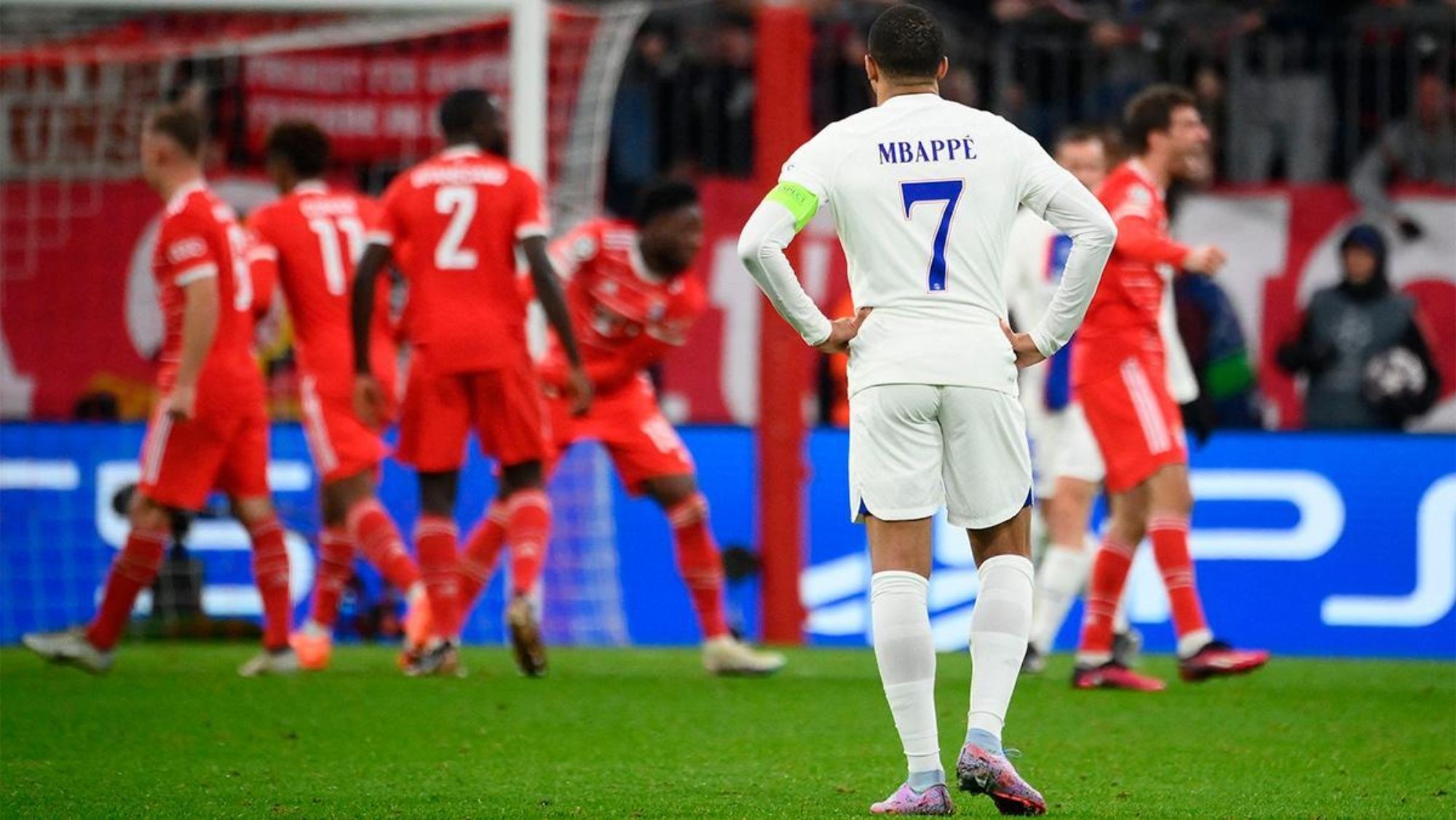 Mbappé cayó otra vez en la Champions