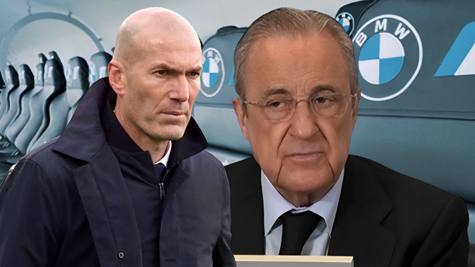 Zidane y Florentino Pérez