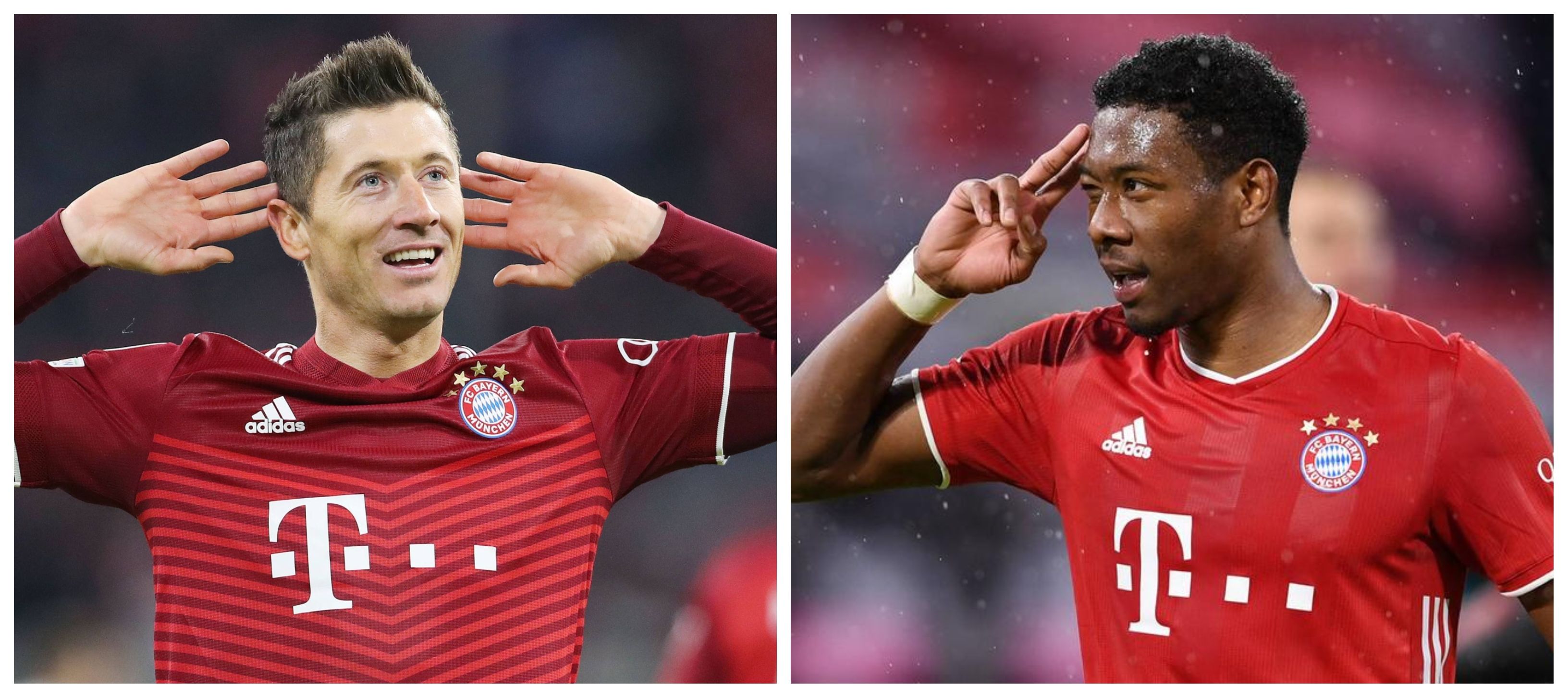 Robert Lewandowski y David Alaba