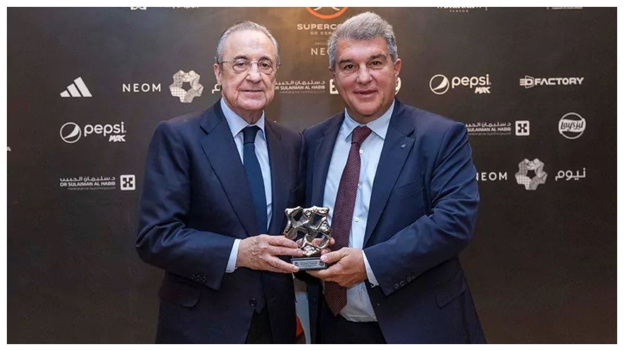 Florentino Pérez y Joan Laporta