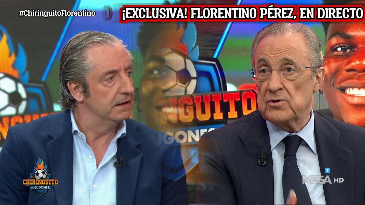 Florentino Pérez y Josep Pedrerol