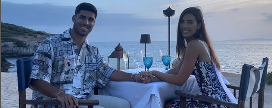 Marco Asensio y Sandra Garal