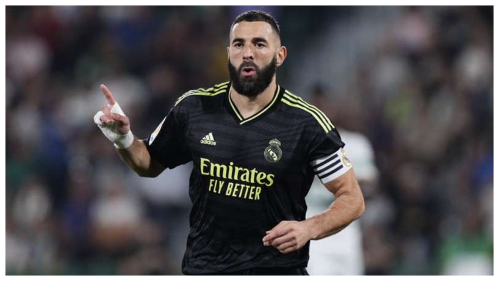 Karim Benzema con el Real Madrid