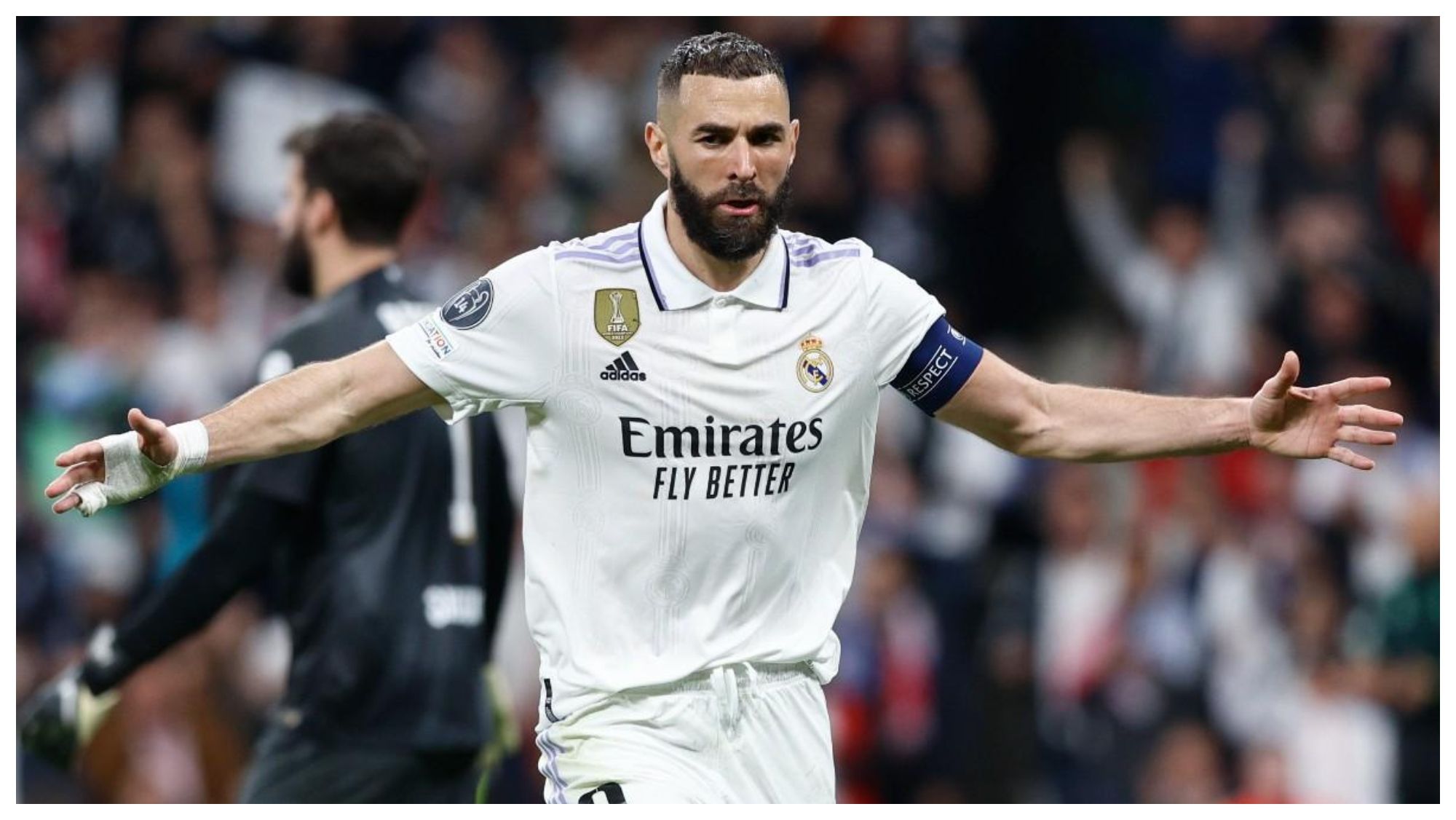 Karim Benzema con el Real Madrid