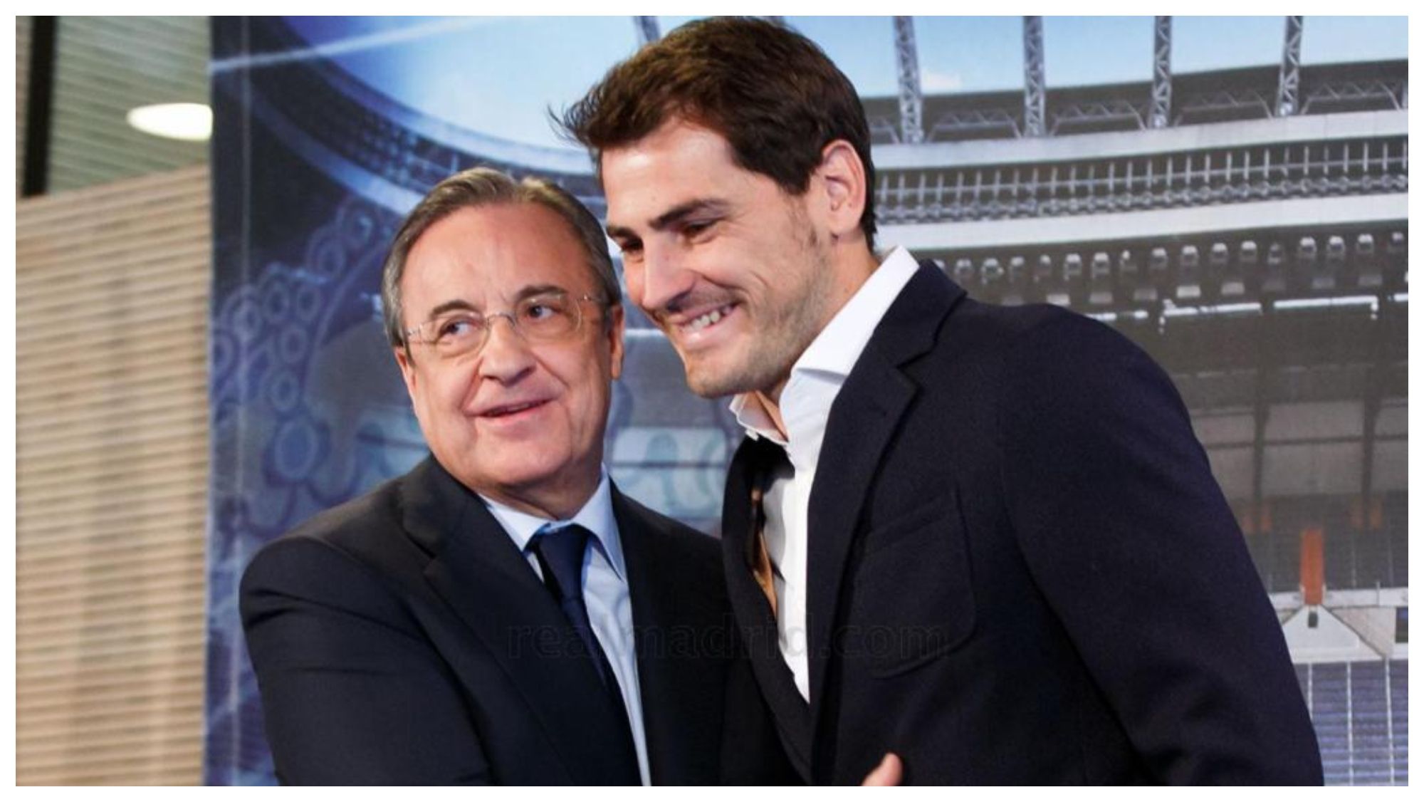 Florentino Pérez e Iker Casillas