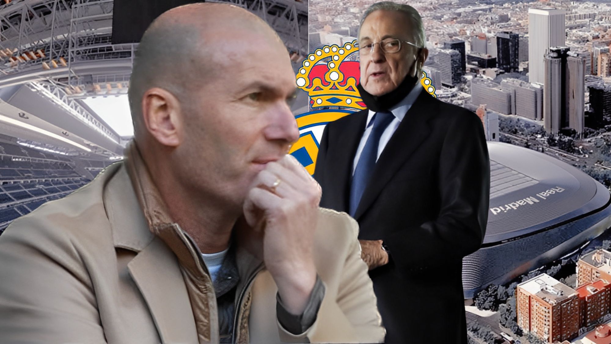 Zidane y Florentino Pérez