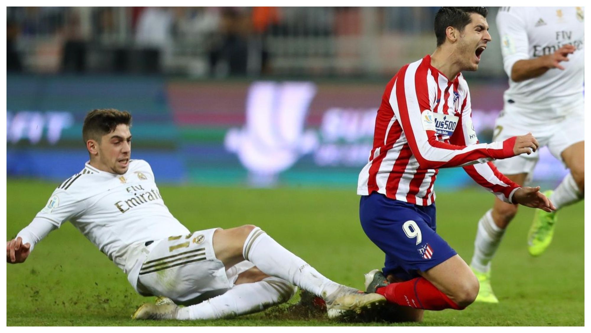 Fede Valverde y Morata en un Madrid contra el Atleti