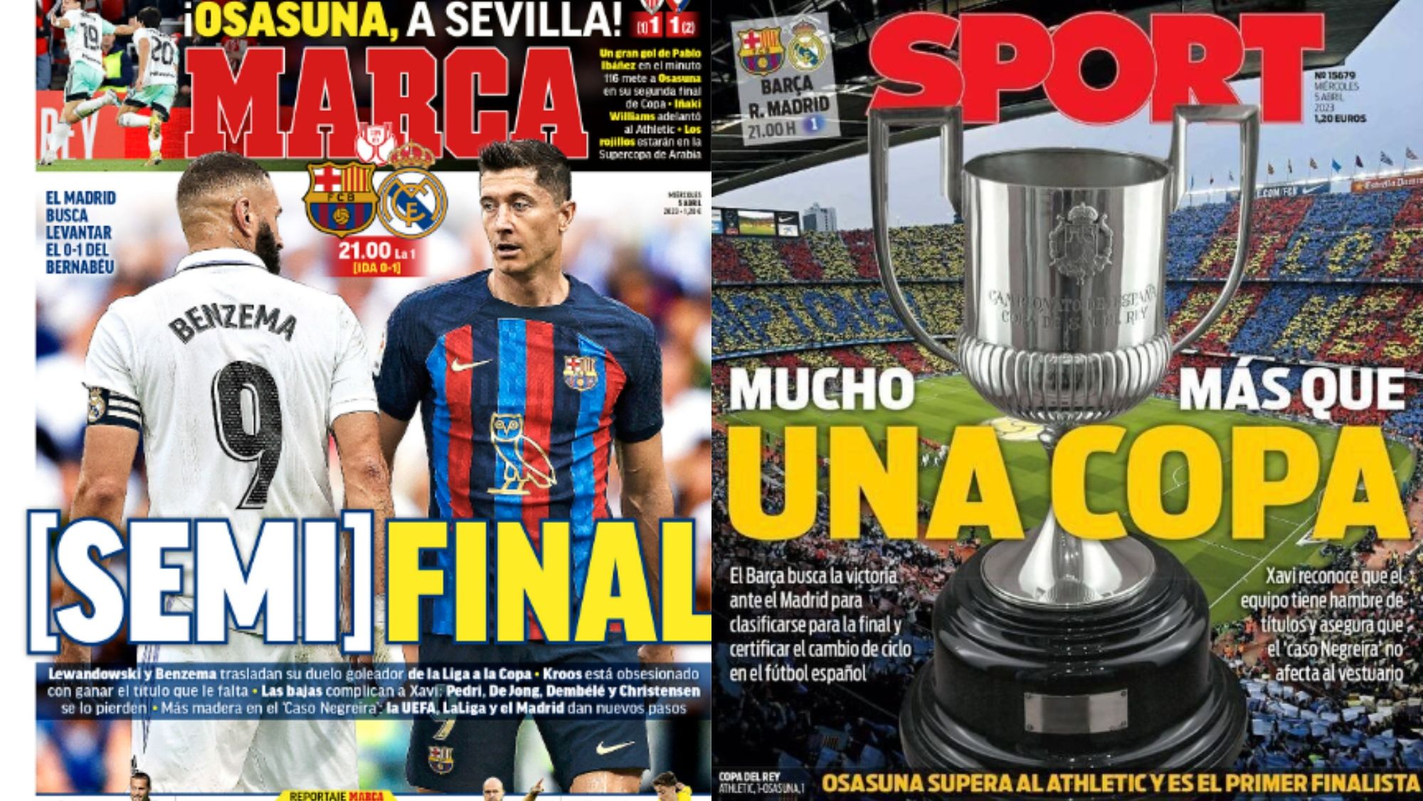 Portadas de hoy de la prensa deportiva, 5 de abril