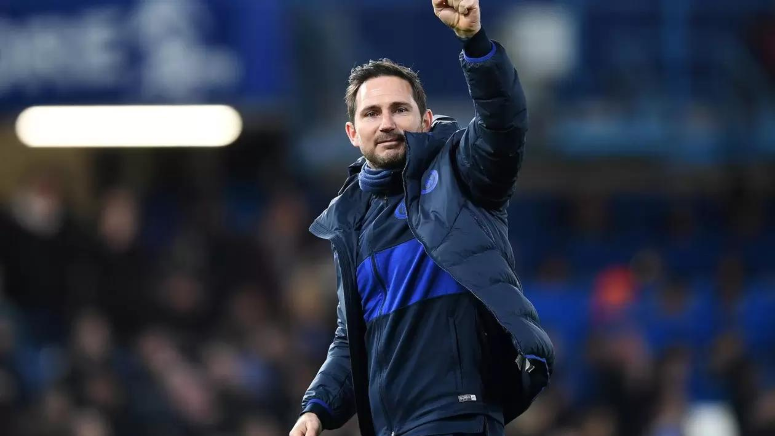 Frank Lampard en su etapa como entrenador del Chelsea 