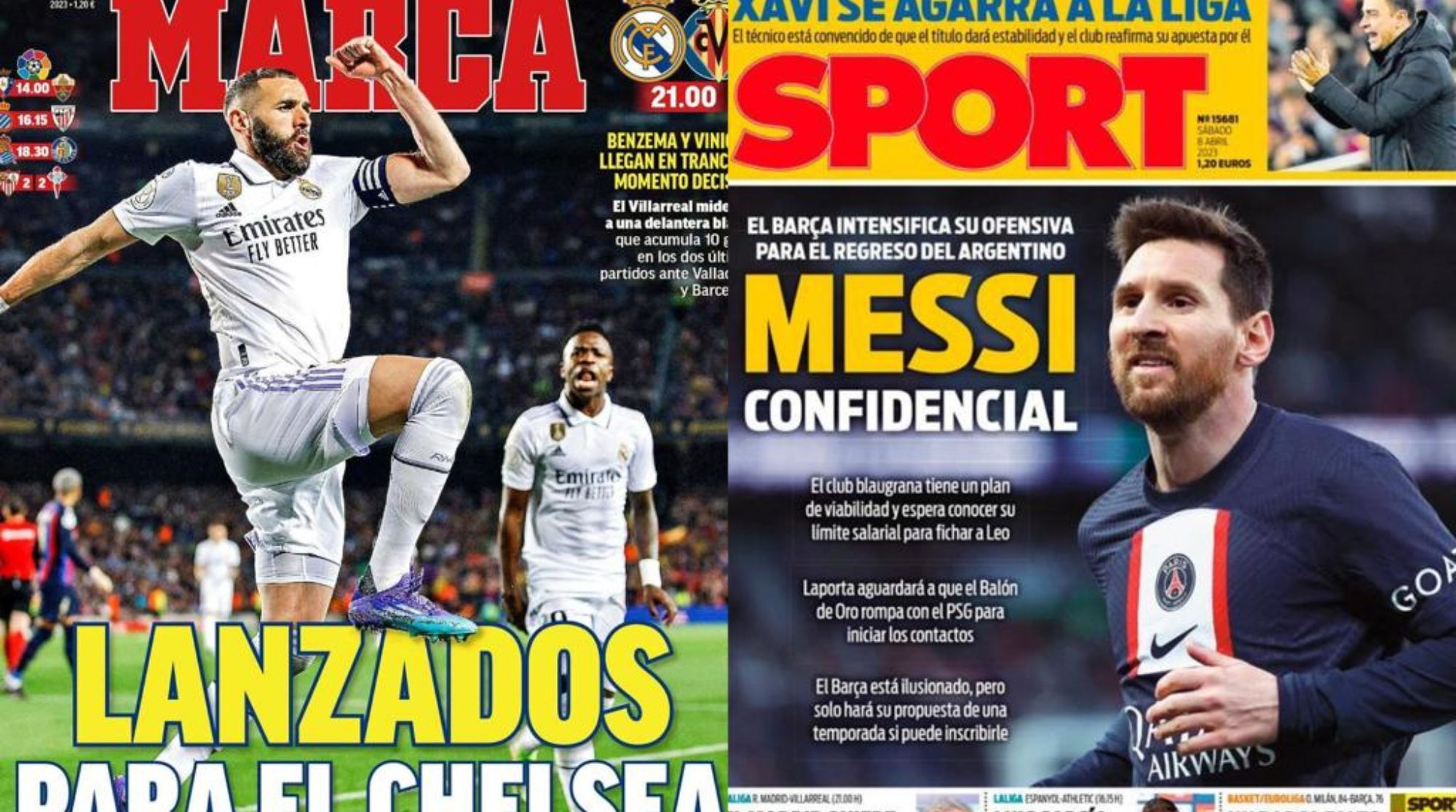 Las portadas de la prensa deportiva de hoy