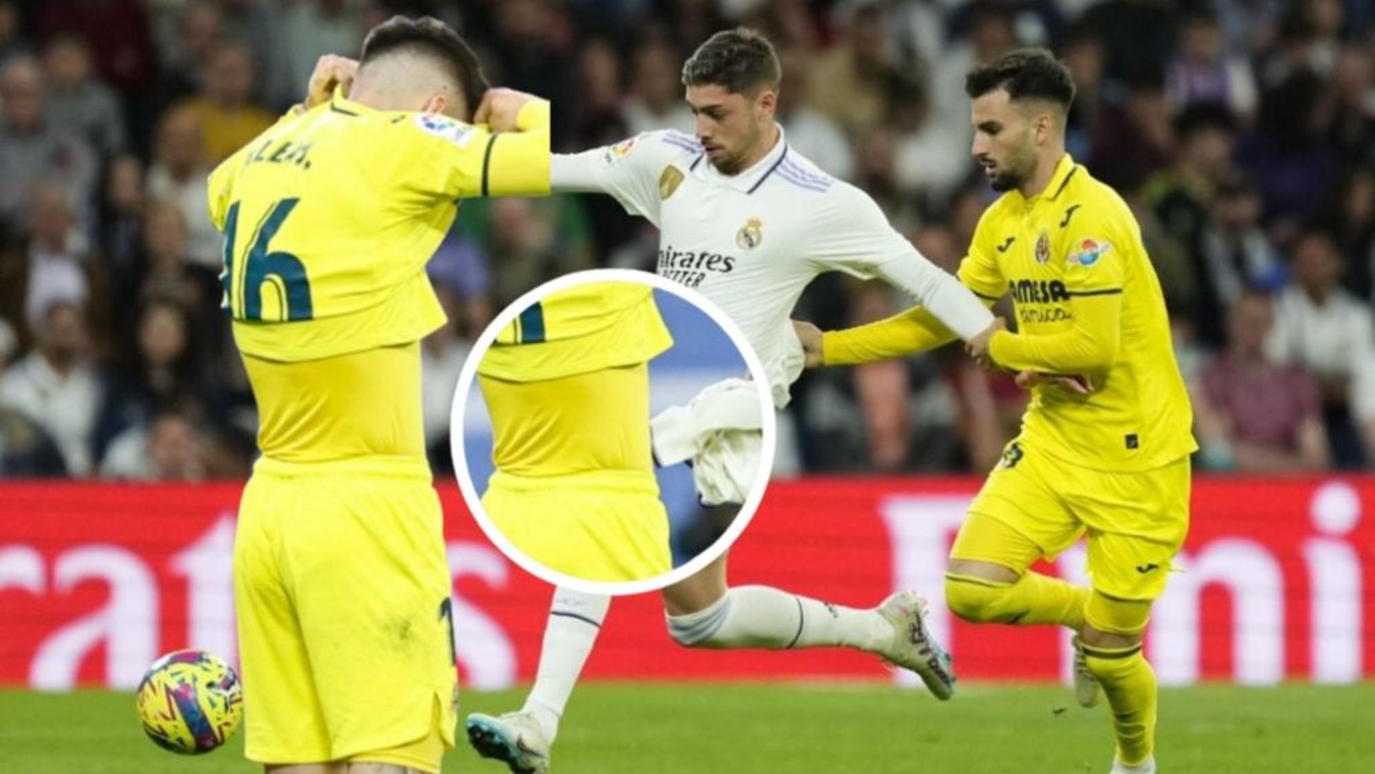 Baena se llevó la camiseta de un jugador del Real Madrid: la pidió antes del puñetazo de Valverde