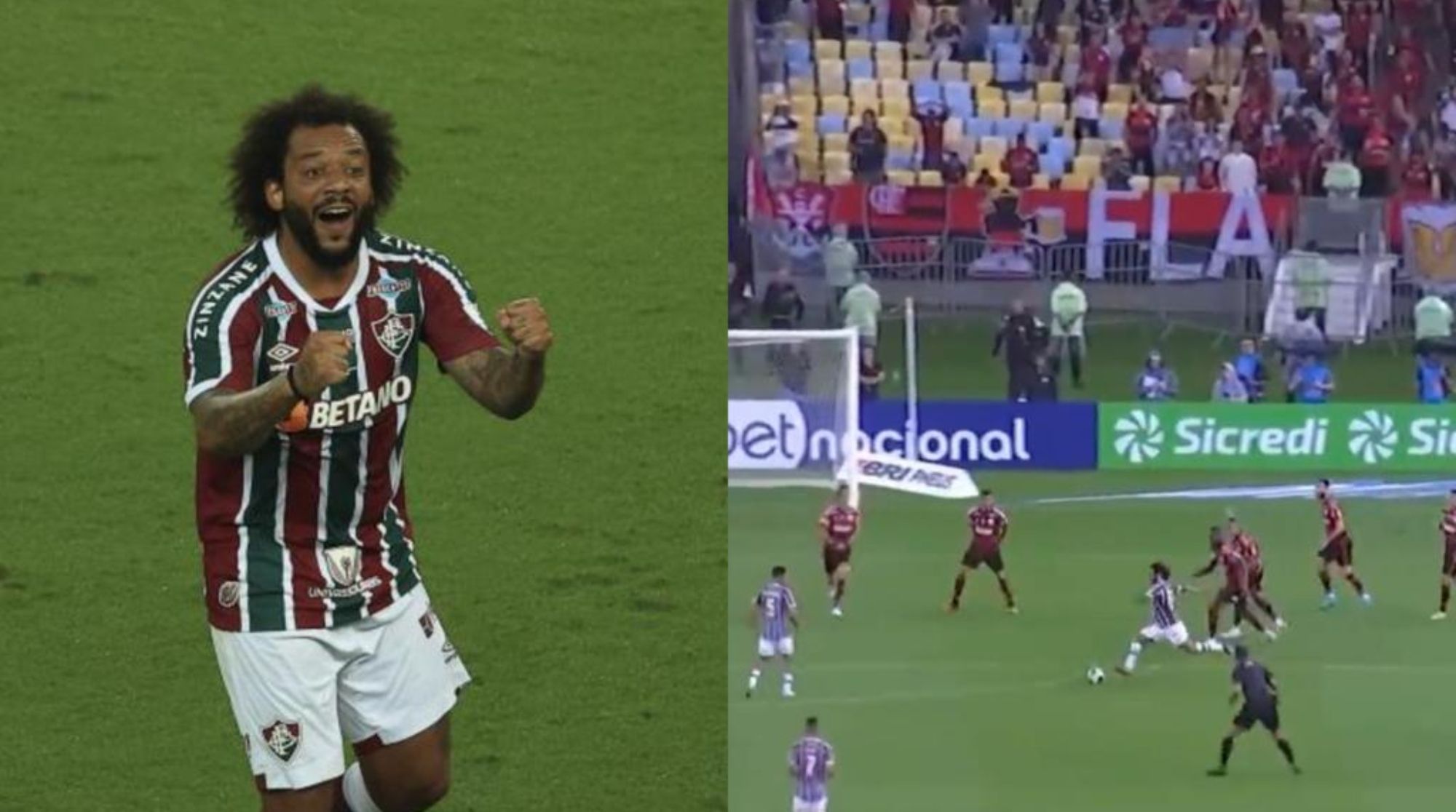 El golazo de Marcelo con el Fluminense