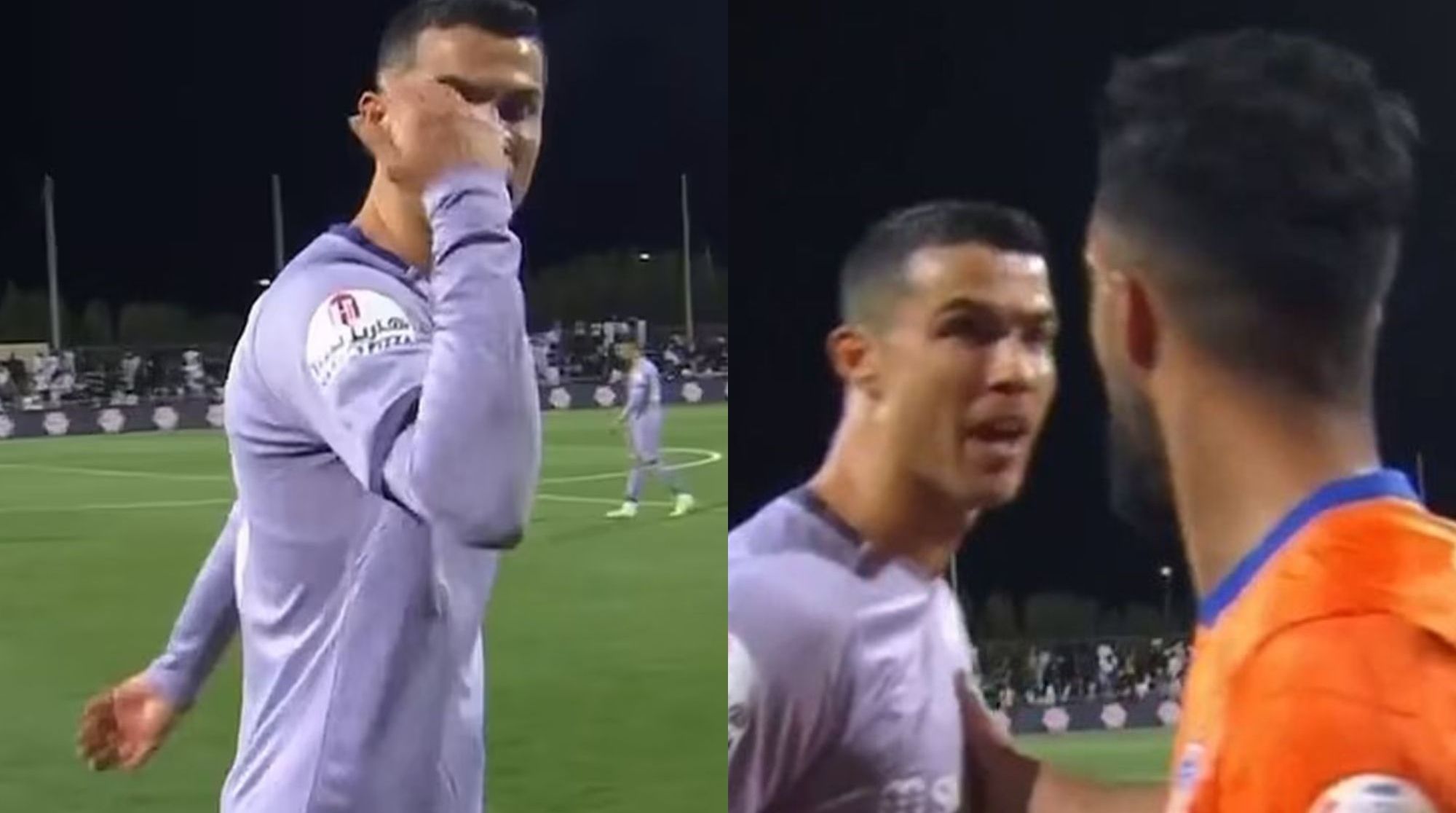 Cristiano Ronaldo acabó muy enfadado tras el último partido del Al-Nassr