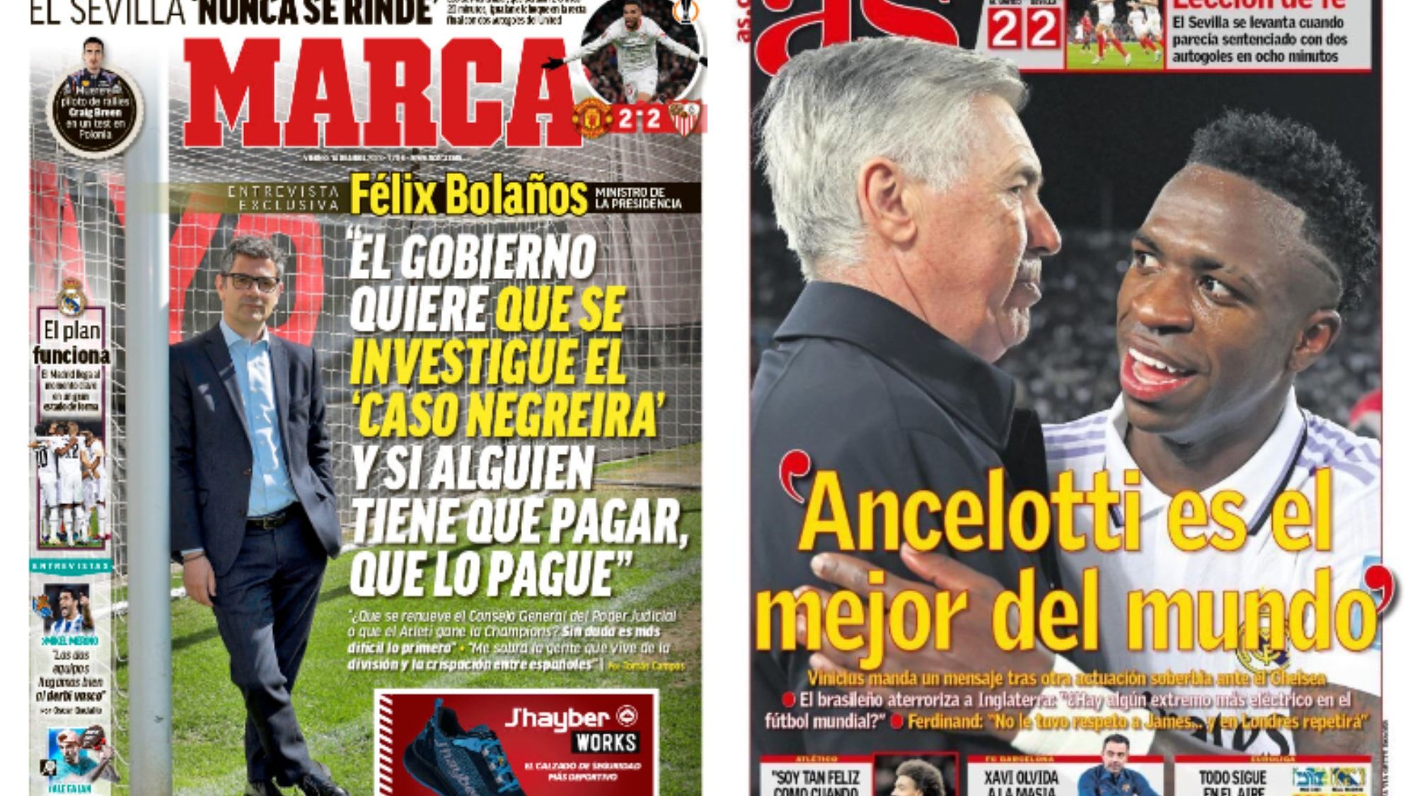 Portadas de hoy de la prensa deportiva, 14 de abril