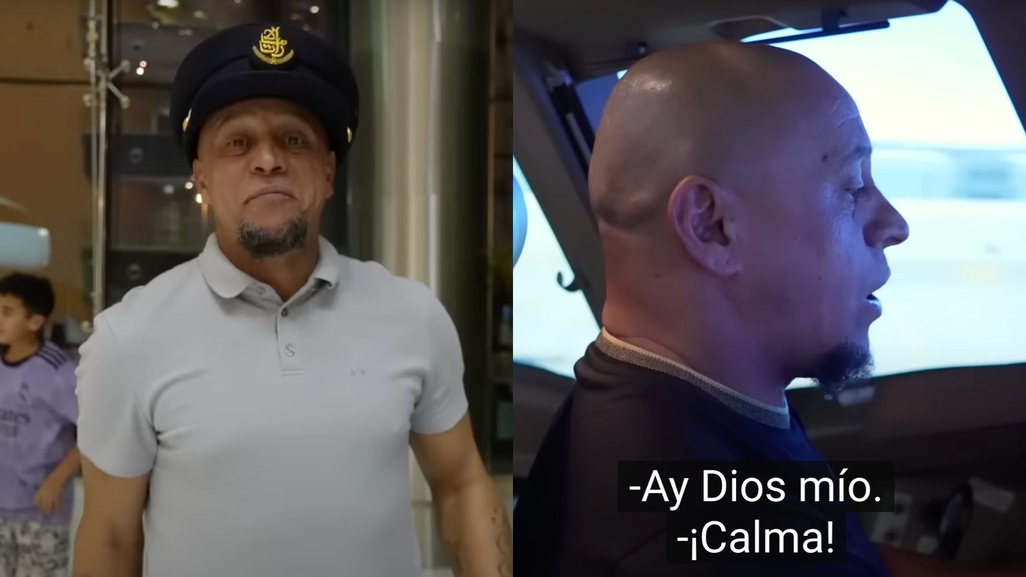 Roberto Carlos se pasa a piloto de avión y casi la lía: “Tengo mucho miedo”