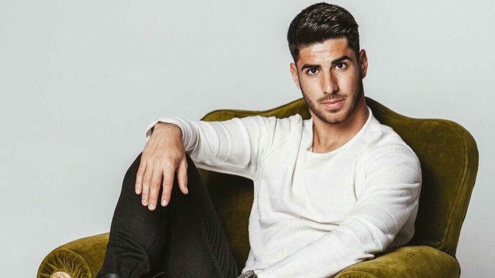 Marco Asensio en uno de sus compromisos con la moda