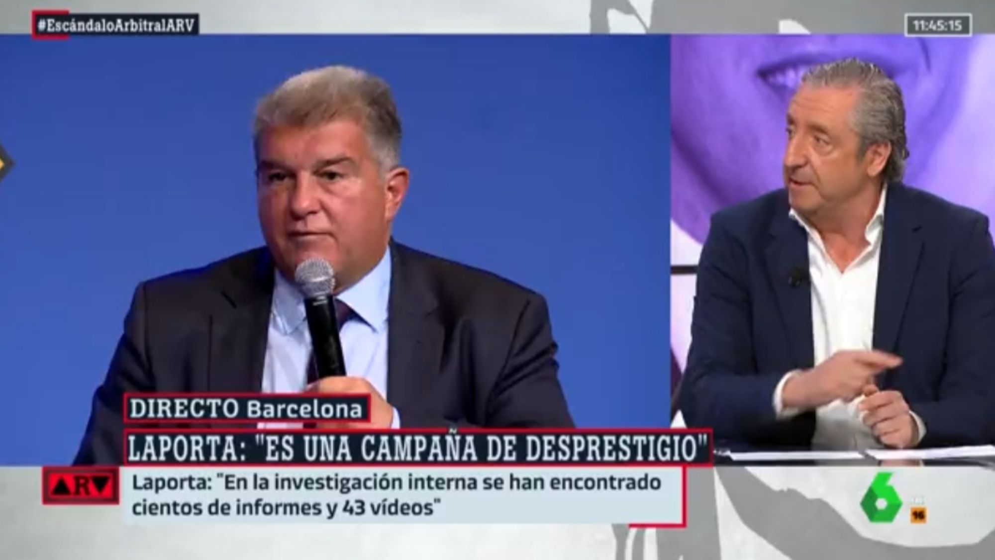 A Pedrerol le entra la risa con las excusas de Laporta: “Estoy flipando”