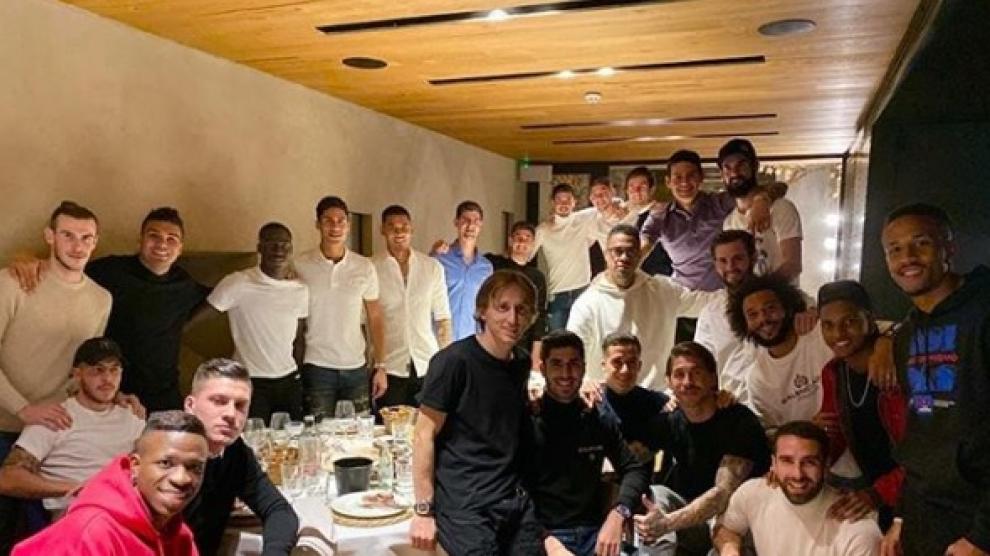 cena del real madrid