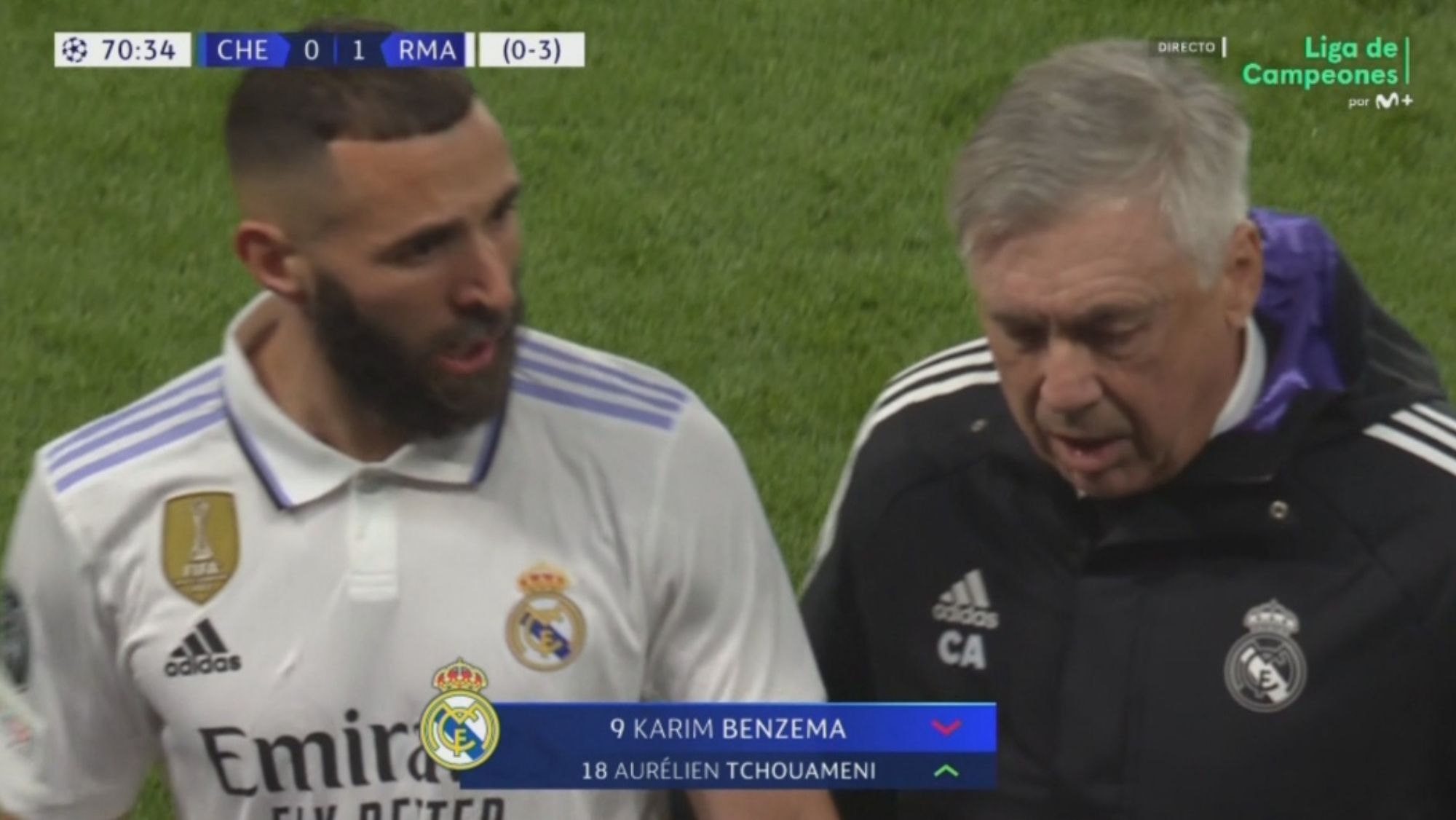 Ancelotti se lo explicó a Benzema en el vestuario: “Tenía que hacerlo”