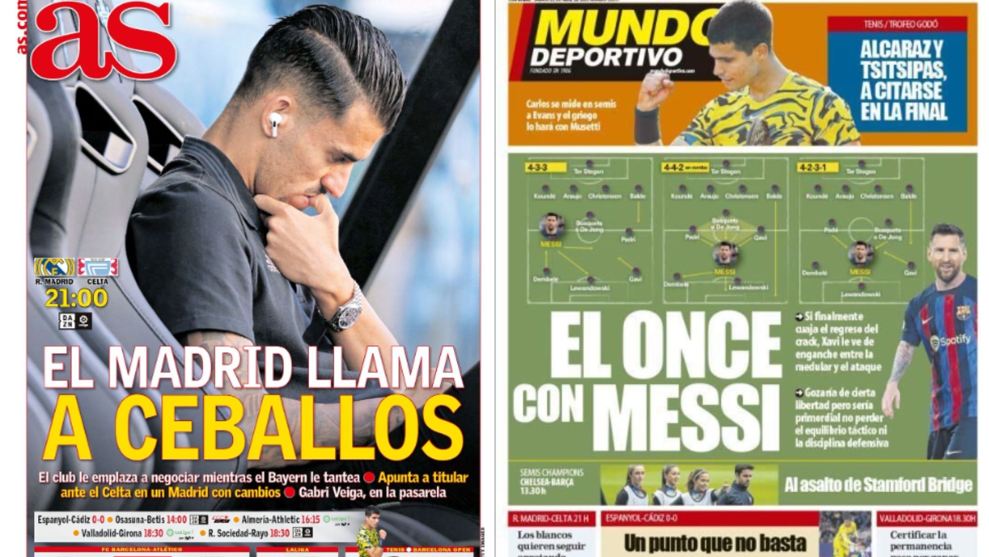 Portadas de hoy de la prensa deportiva, 22 de abril