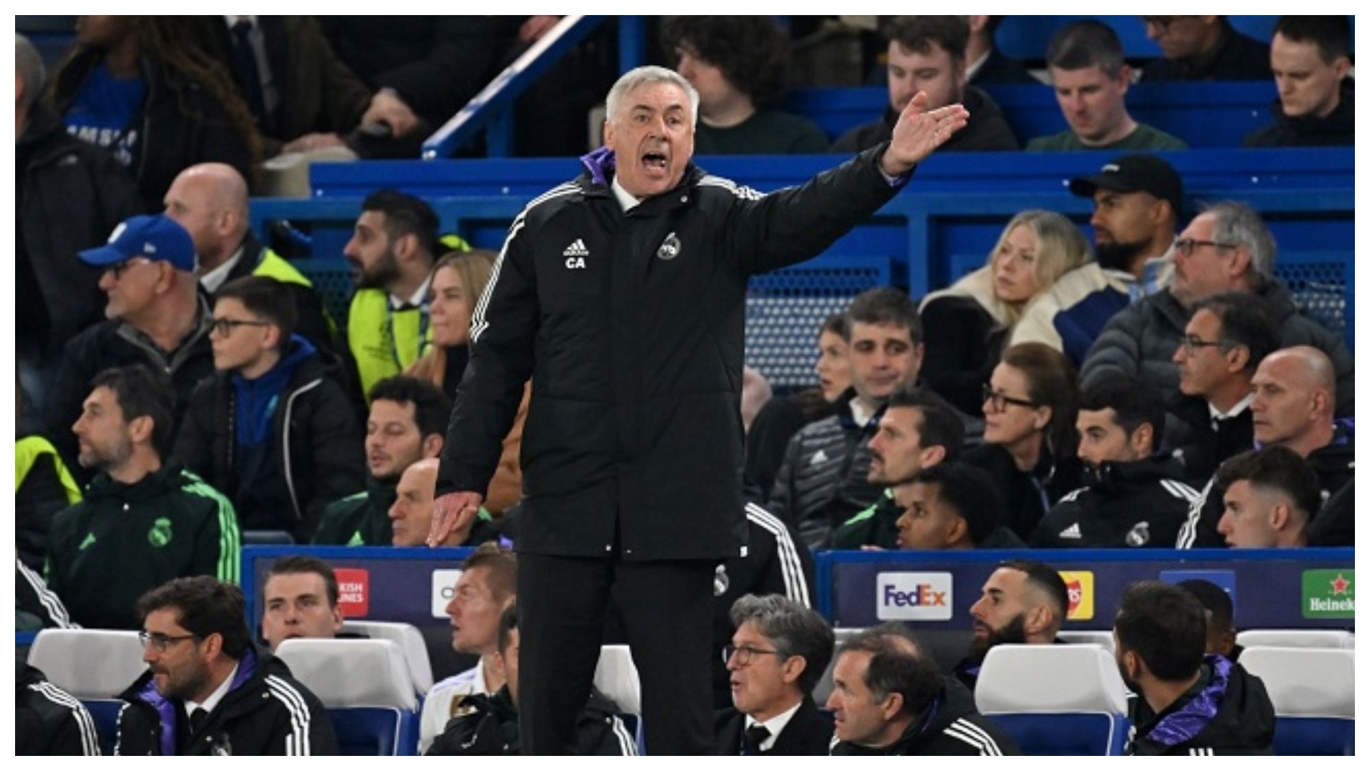 Carlo Ancelotti, entrenador del Real Madrid