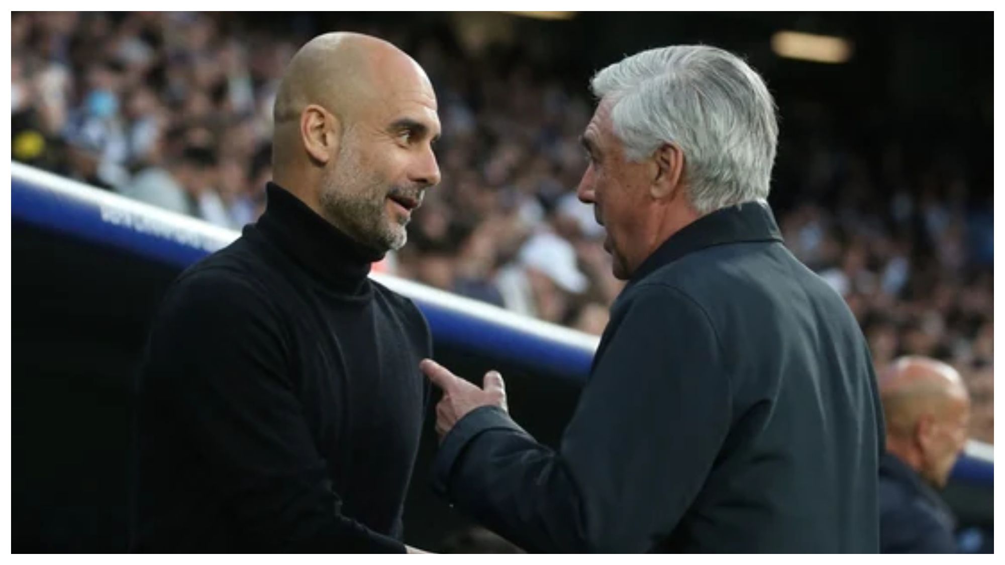 Pep Guardiola y Carlo Ancelotti