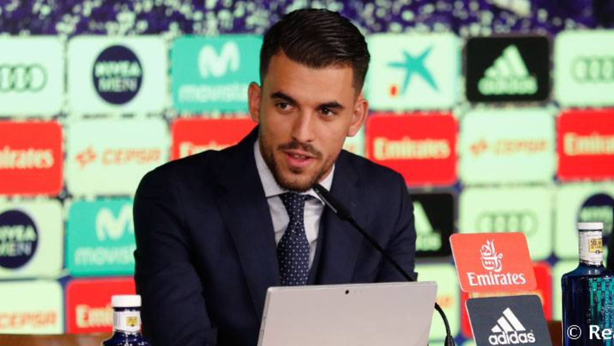 Dani Ceballos con el Real Madrid