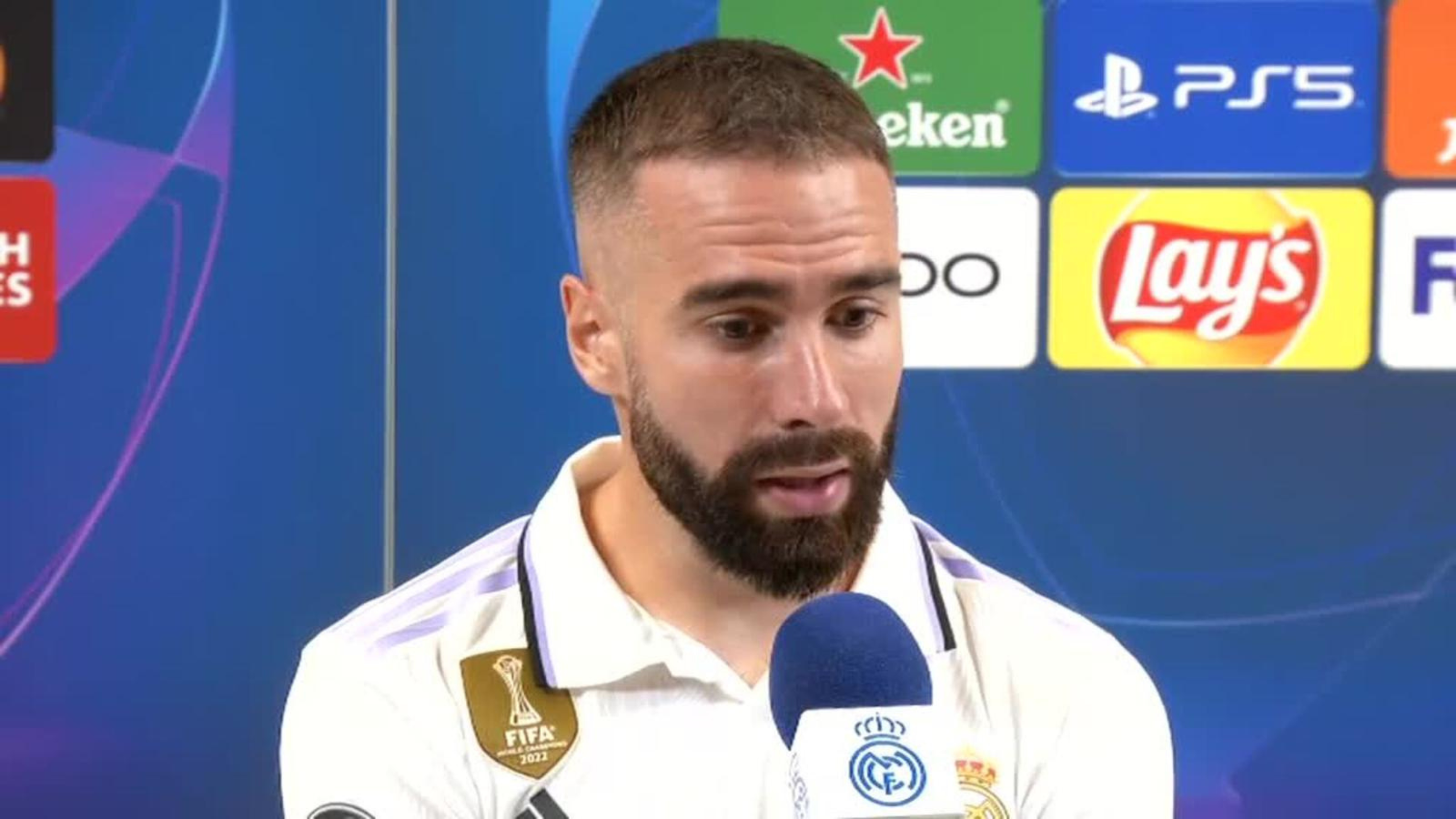 Dani Carvajal era uno de los protagonistas del duelo tras las declaraciones del jugador del Manchester City