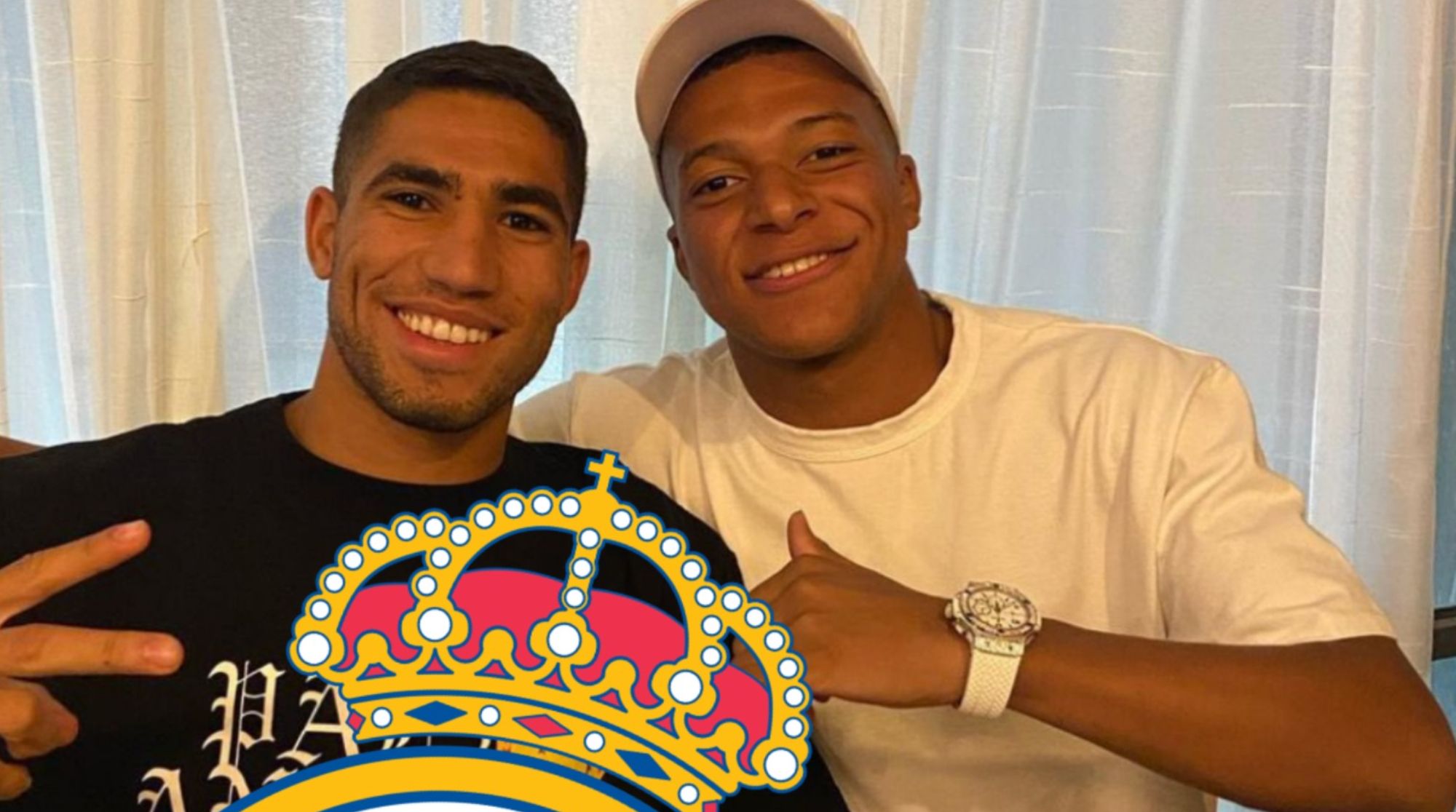 Mbappé y Achraf desean jugar juntos en el Madrid