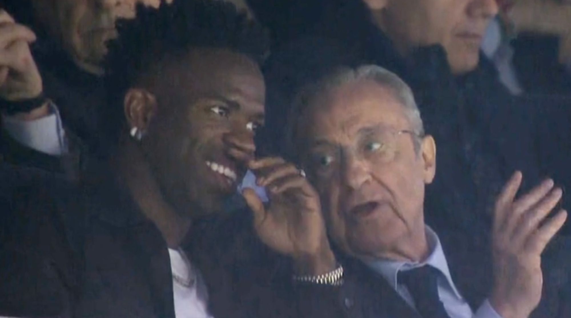 Vinicius Jr y Florentino Pérez