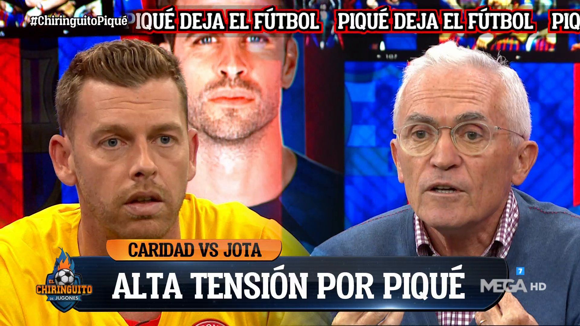 Jota Jordi y Paco García Caridad se enfrentan por la retirada de Gerard Piqué