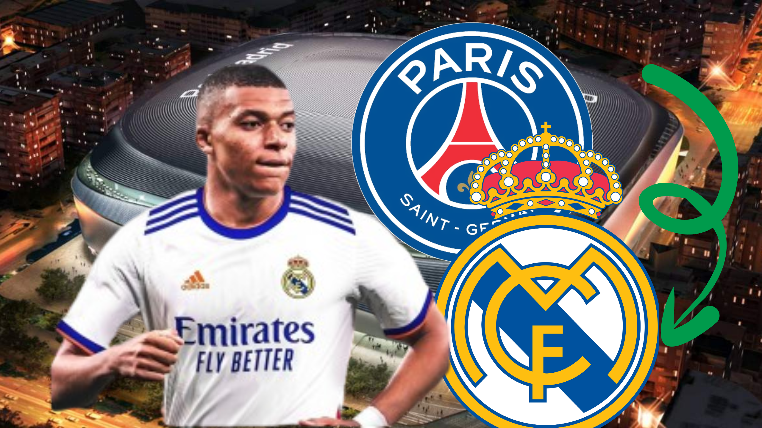 Mbappé pone rumbo al Real Madrid 