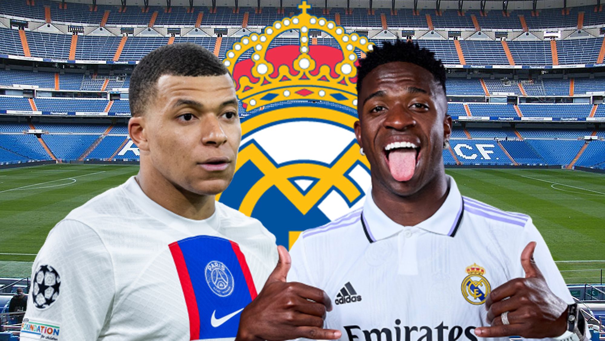 Vinicius se lo dijo en privado y lo suelta sin querer en directo: "Viene Mbappé"