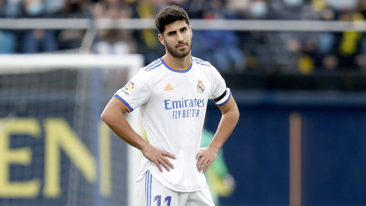 Marco Asensio en el campo