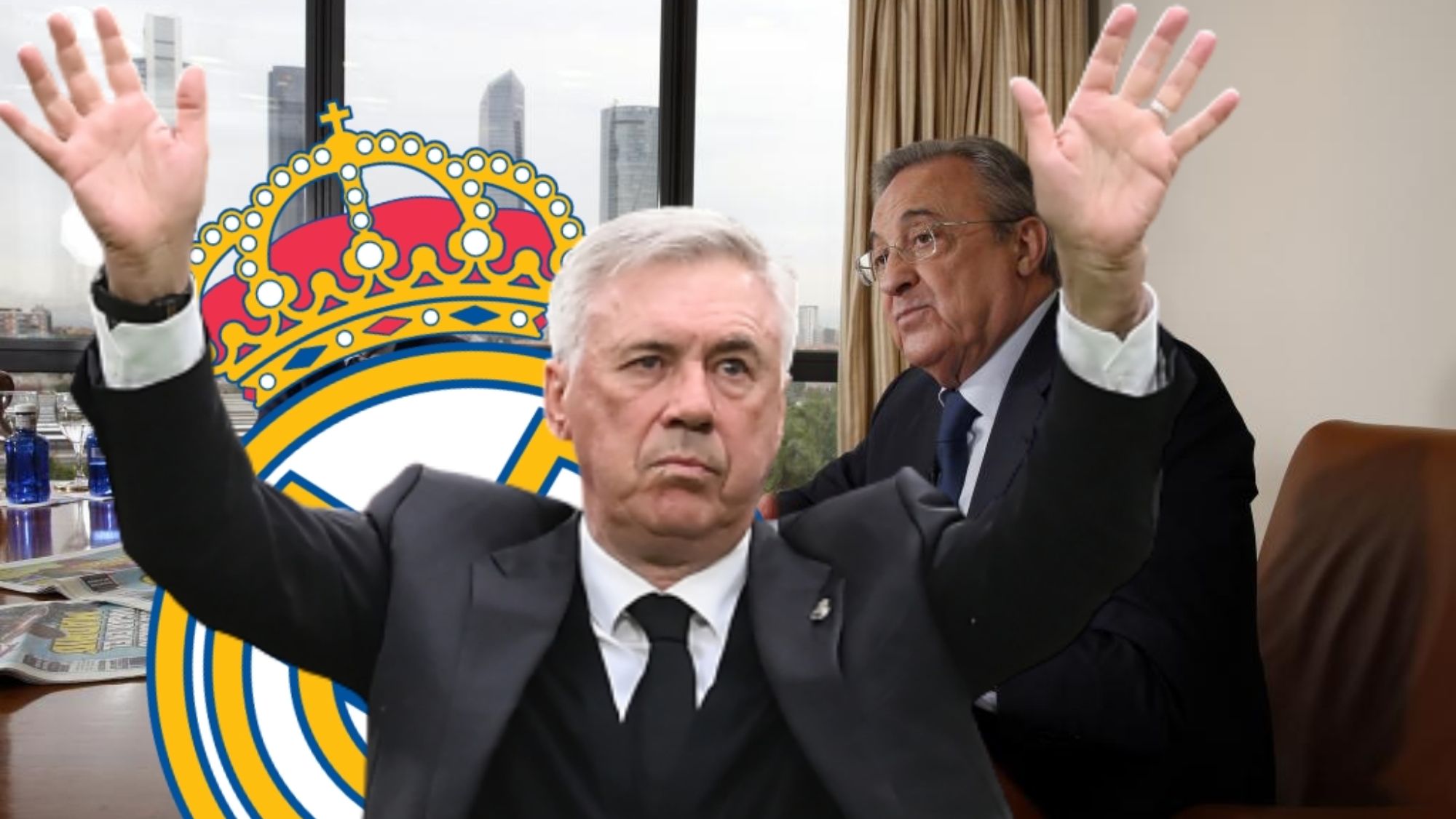 Ancelotti se entera por la prensa y fue directo a Florentino: "Presi, no lo hagas"