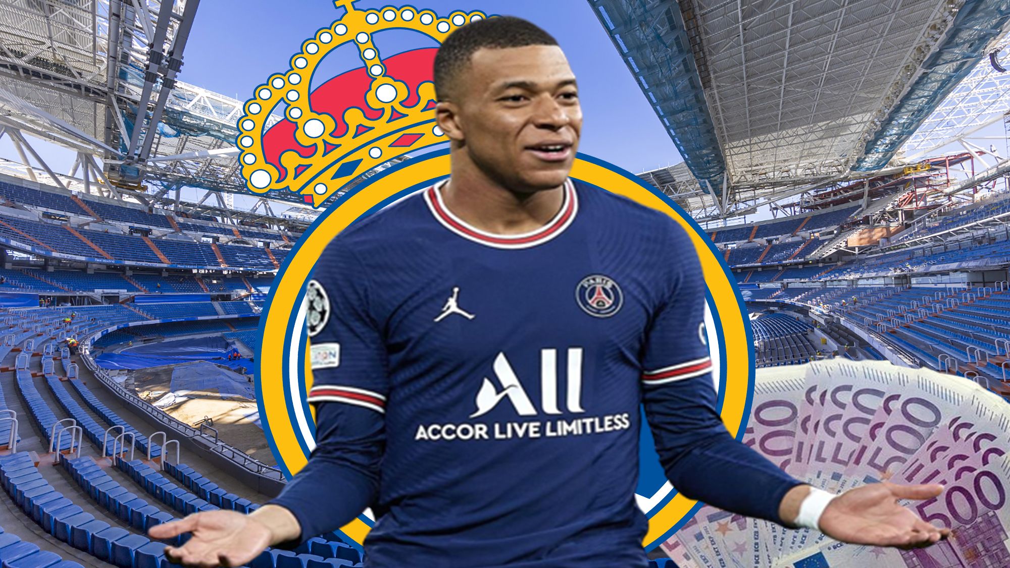 Mbappé pone rumbo al Real Madrid 