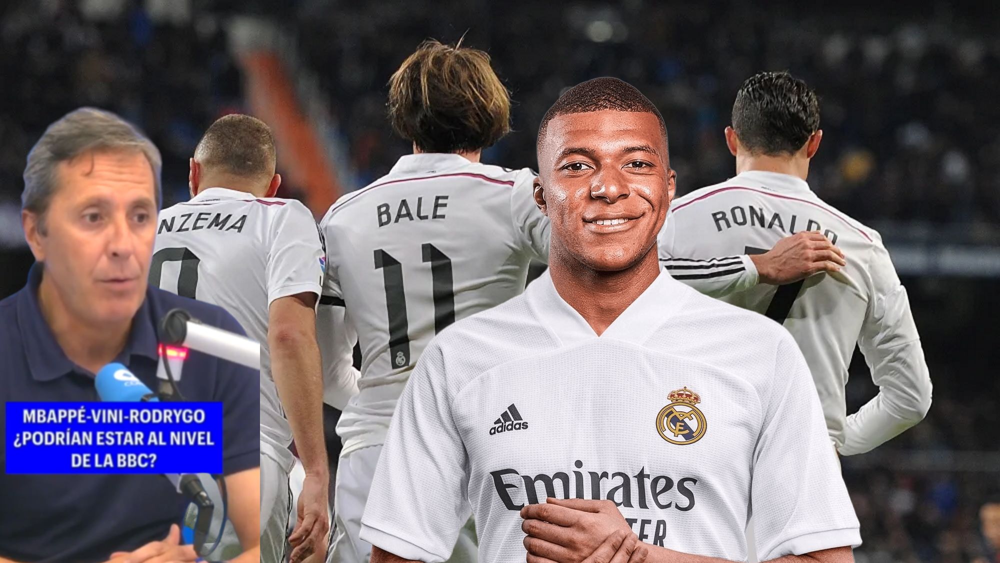 Paco González elige Mbappé, Vinicius, Rodrygo o la BBC, quién será mejor